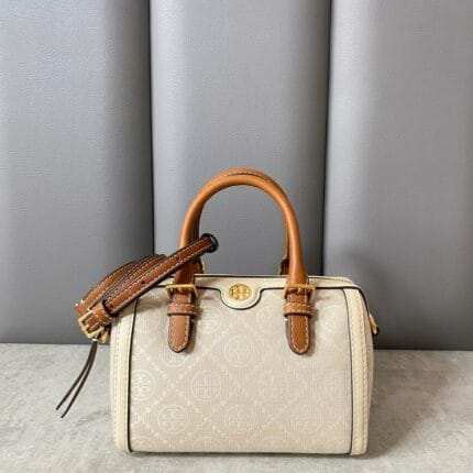 Tory Burch Patite T Monogram Barrel Bag