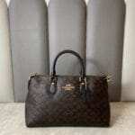 Coach Georgia Satchel Bag In Signature Canvas - Image 2