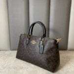 Coach Georgia Satchel Bag In Signature Canvas - Image 3
