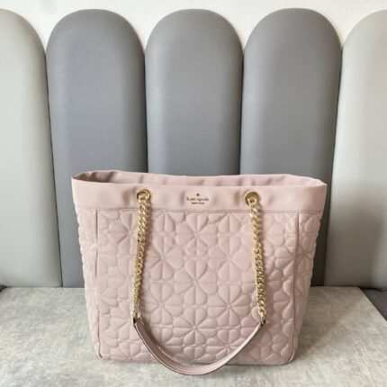 Kate Spade Spade Flower  Quilted Fabric XL Tote