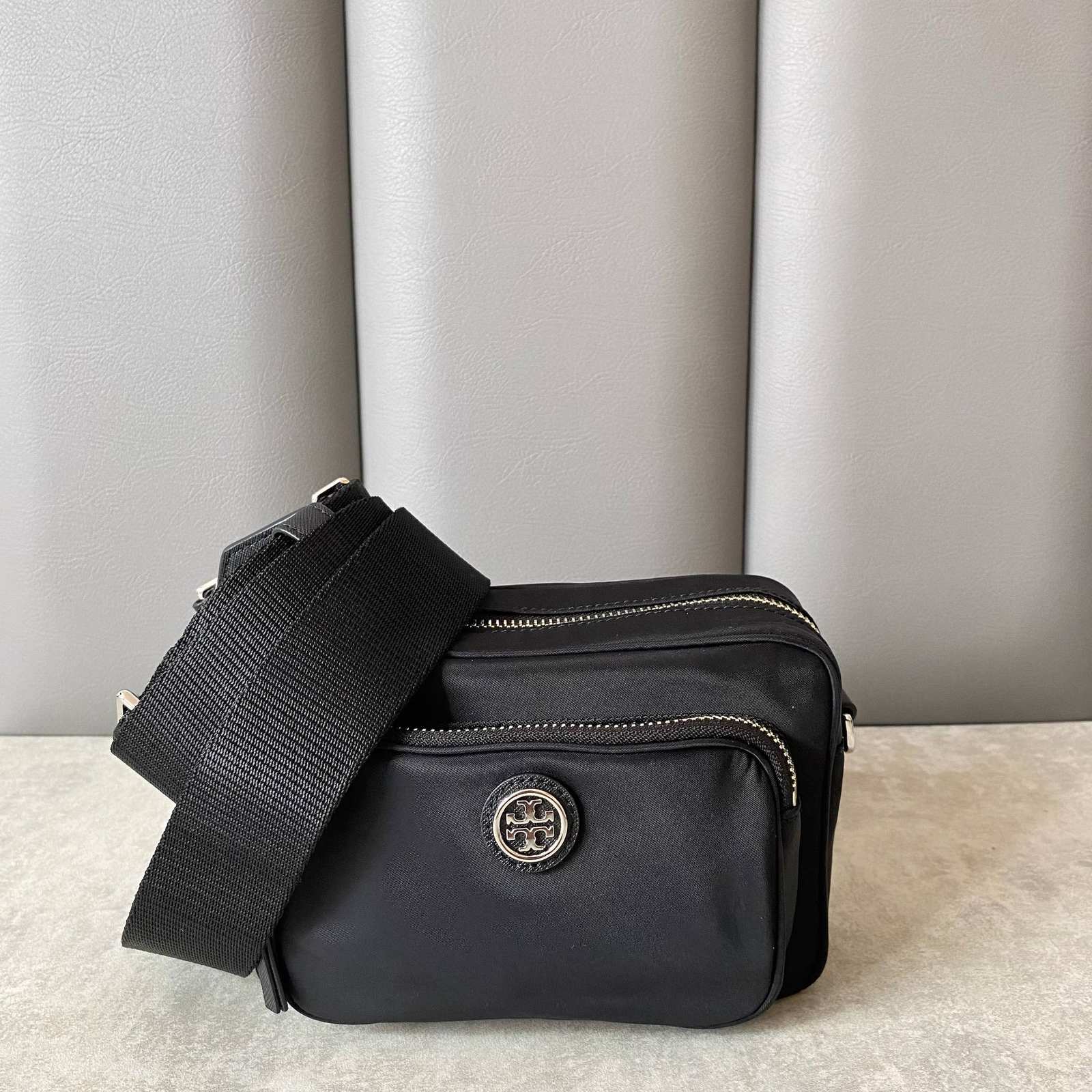 photo_6107208792585391646_w (1) Tory Burch Nylon Mini Crossbody - Image 1