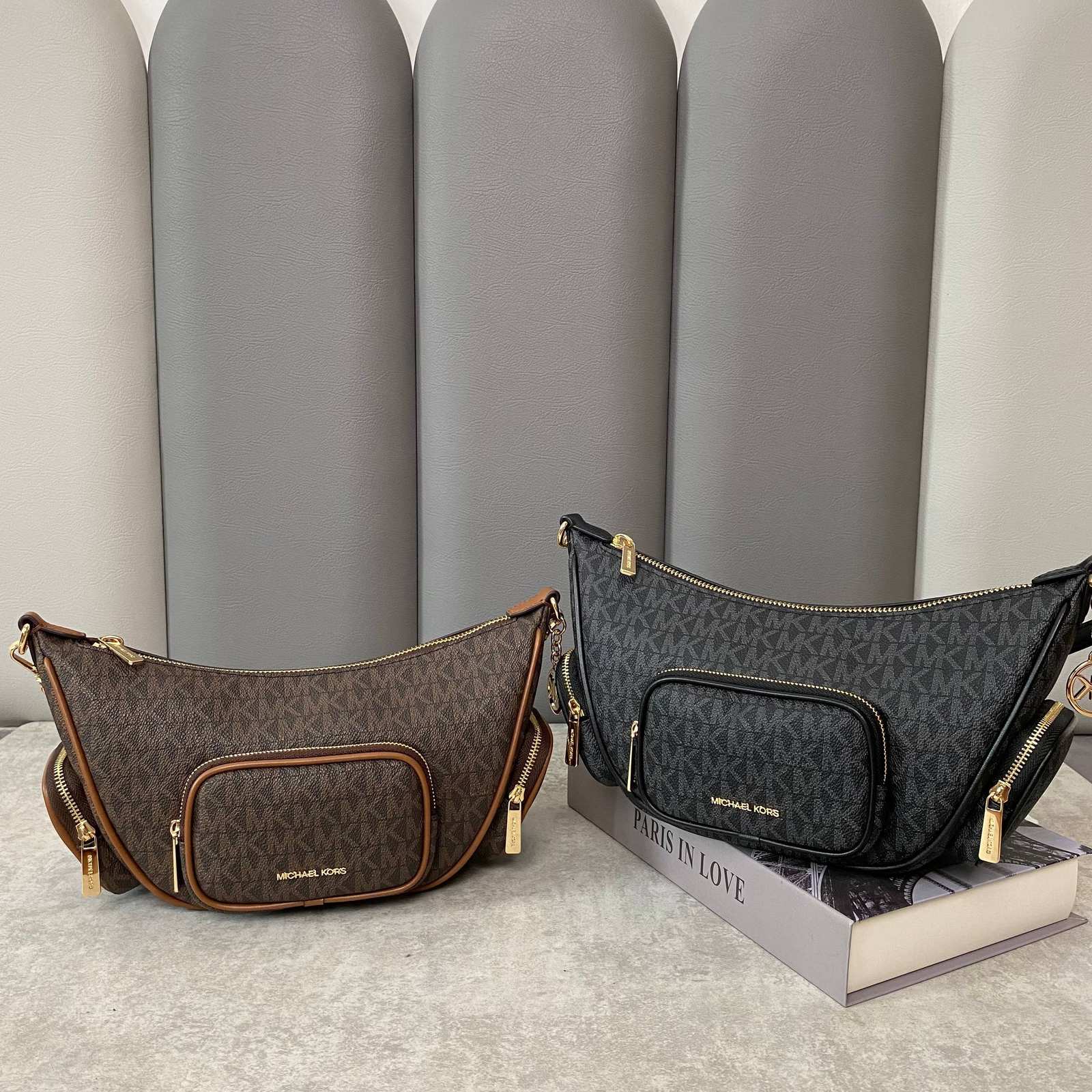photo_6143001903277740102_w Michael Kors Merritt Small Signature Logo Convertible Shoulder Bag - Image 1