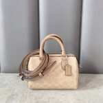 Coach Mini Rowan Crossbody Bag In Blocked Signature Canvas