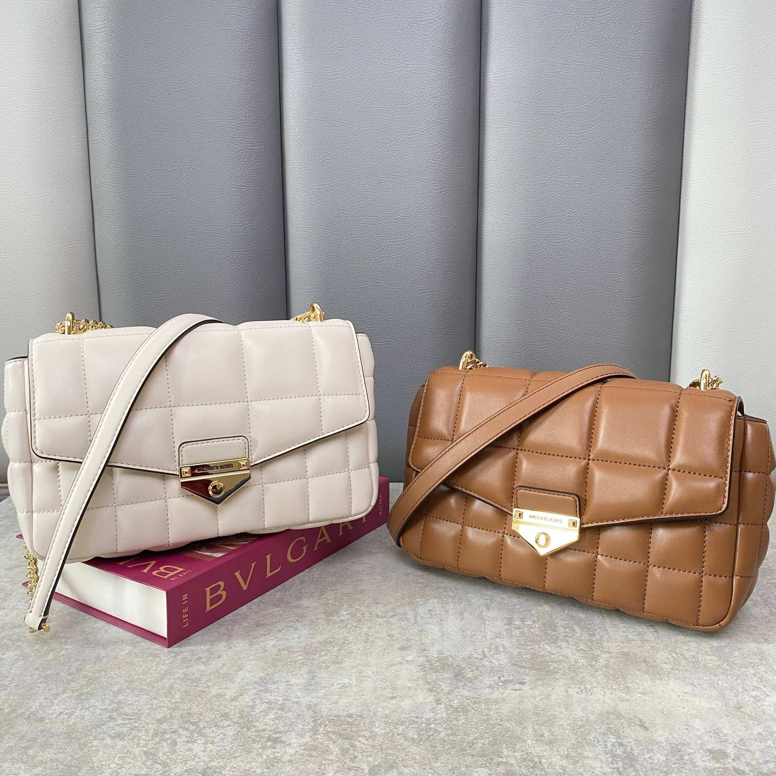 photo_6231108621869719289_w Michael Kors Soho Large Quilted Shoulder Bag - Image 1